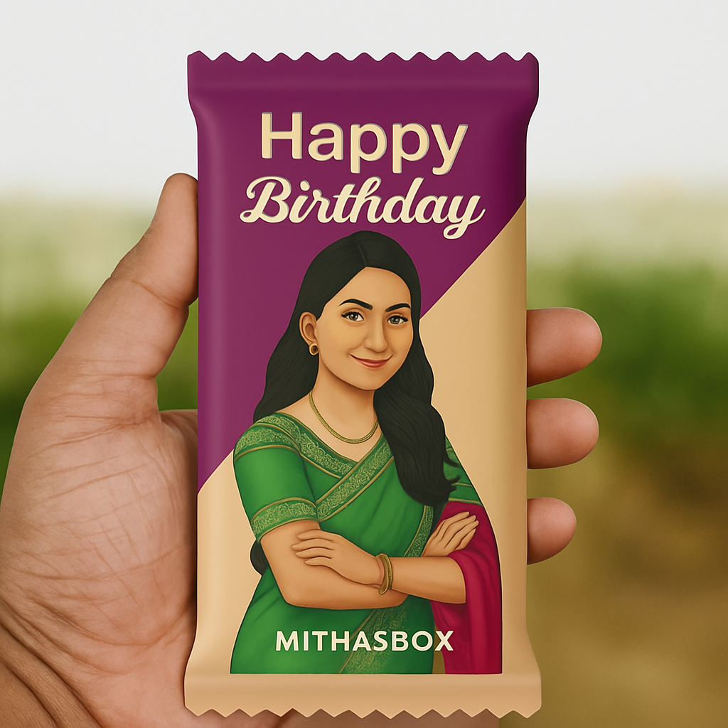 Customized Chocolate –  For Birthday MithasBox